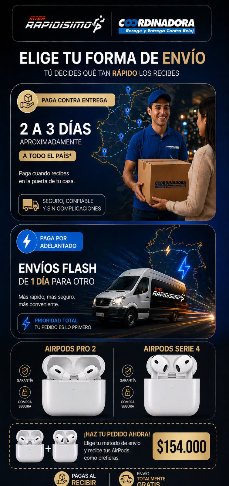 Como te va llegar tu producto